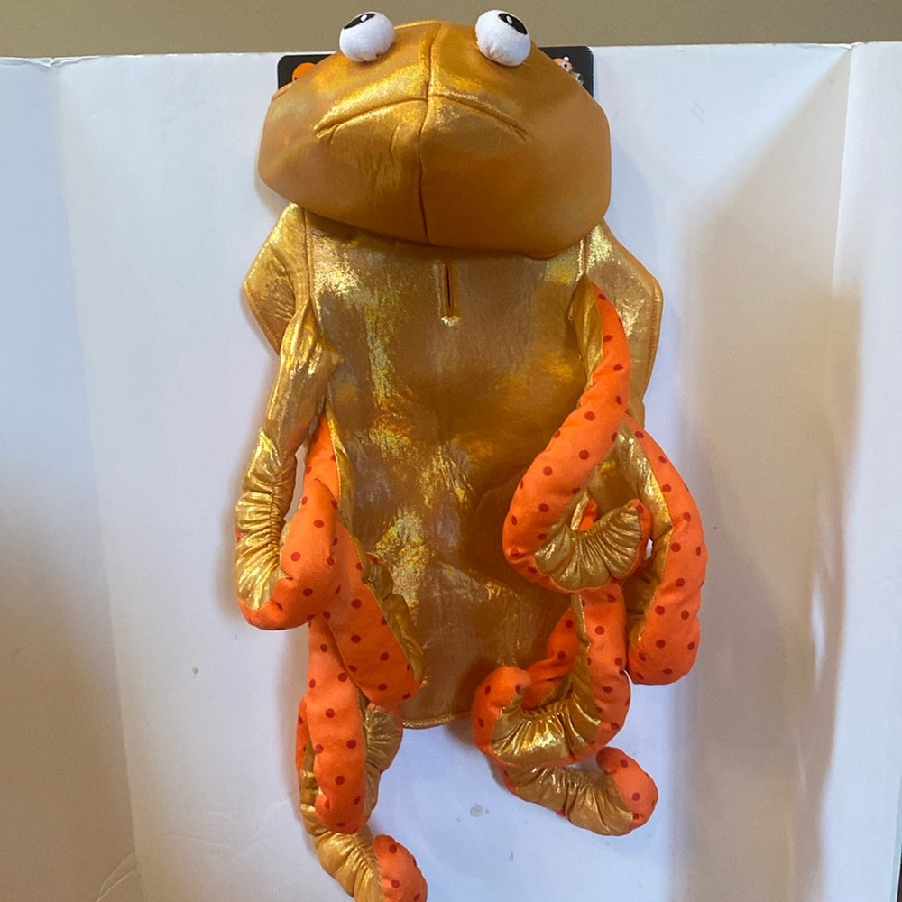 Pet dog Halloween costume iridescent octopus sz M NWT